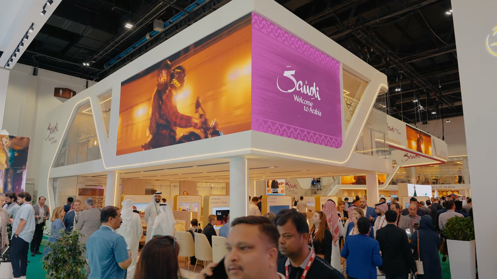 Saudi Tourism Authority booth at ATM 2023